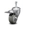 Service Caster 3 Inch Gray Polyurethane Wheel Swivel 3/8 Inch Stem Caster with Total Lock Brake SCC-TSTTL20S314-PPUB-381615 - alternate 1